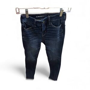 American Eagle Outfitters Women's Dark Blue Jeans